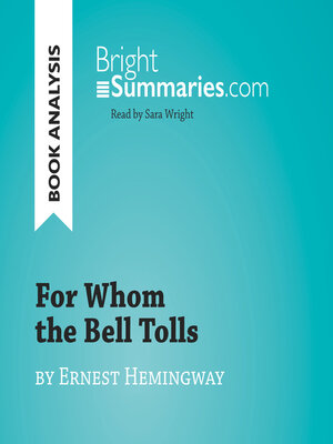 cover image of For Whom the Bell Tolls by Ernest Hemingway (Book Analysis)